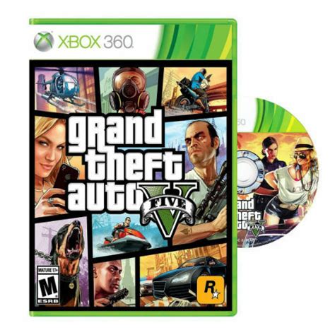 Grand Theft Auto V Gta 5 Microsoft Xbox 360 Install And Play Discs In