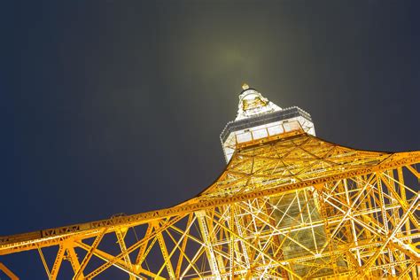 Tokyo Tower At Night In Tokyo Japan 1965530 Stock Photo At Vecteezy