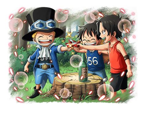 Luffy Ace And Sabo By Bodskih On Deviantart