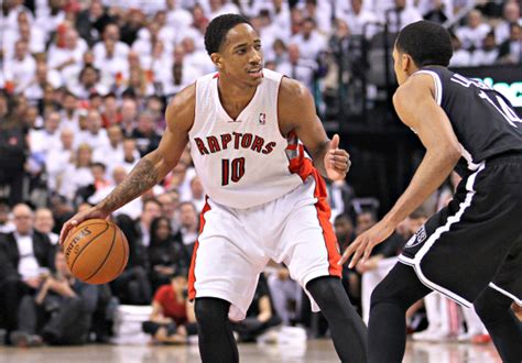 Three Pointers Demar Derozan Raptors Hold Off Nets To Lock Series At