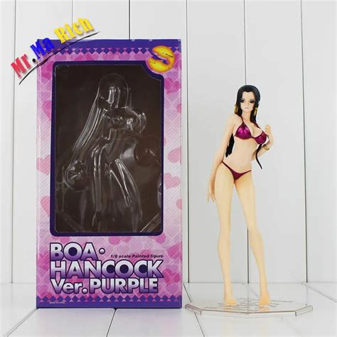 22cm One Piece Boa Hancock Ver Purple Sexy Bikini Doll Pvc Model Toys