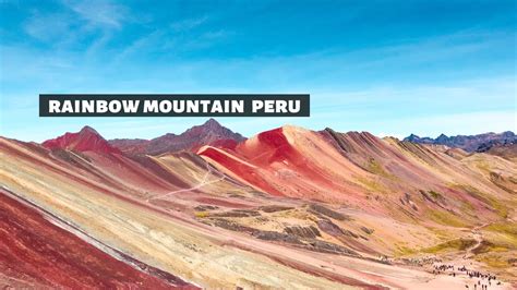 Trip To Rainbow Mountain Vinicunca Peru 17000 Ft Elevation Youtube