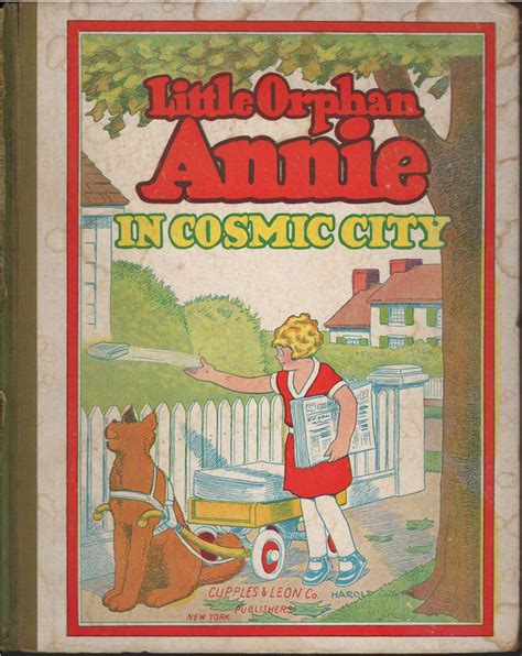 Little Orphan Annie In Cosmic City By Harold Gray Very Good Hardcover 1933 Culpepper Books