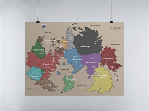 Old School Runescape World Map Premium Art Print Classic Rs Etsy