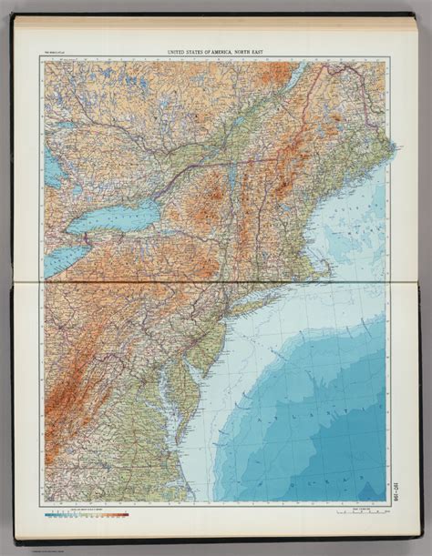 197 198 United States Of America North East The World Atlas David