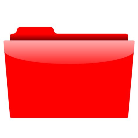 Red Folder Transparent Png Stickpng