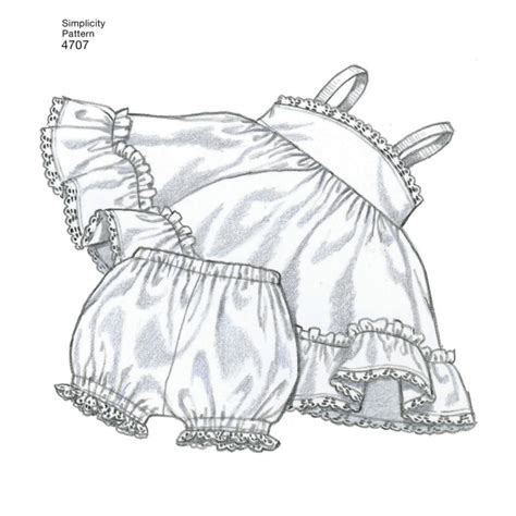 4707 1950s Vintage Baby Doll Clothes Textillia