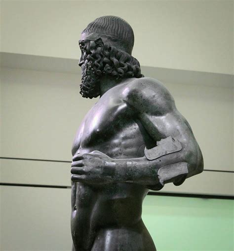 The Riace Bronzes I Bronzi Di Riace The Ancient Greek Sculpture