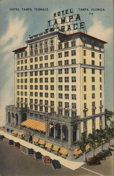 Hotel Tampa Terrace Florida Postcard