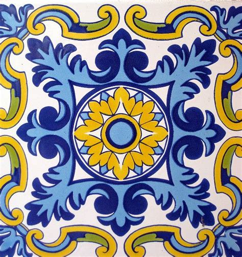 Spanish Tiles Altea Spanish Tile Tile Art Painting Tile