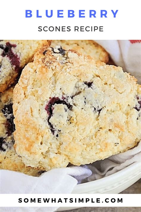 Easy Blueberry Lemon Scones Bakery Style Somewhat Simple