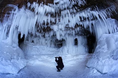 Rare Frozen Path On Lake Superior Opens Dazzling Ice Caves