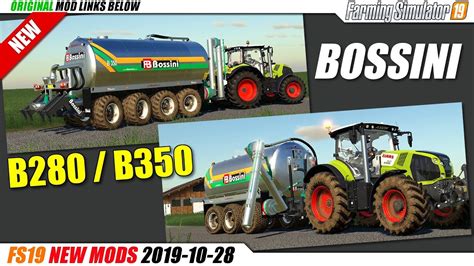 Fs19 New Mods 2019 10 28 Review Youtube