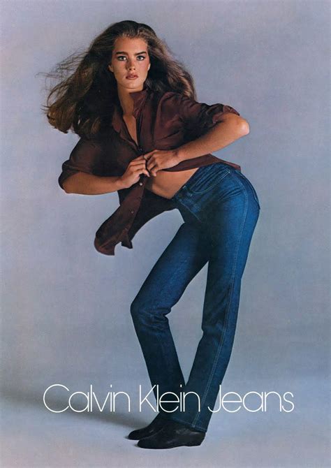 Brooke Shields By Avedon For Calvin Klein Jeans History Of Jeans