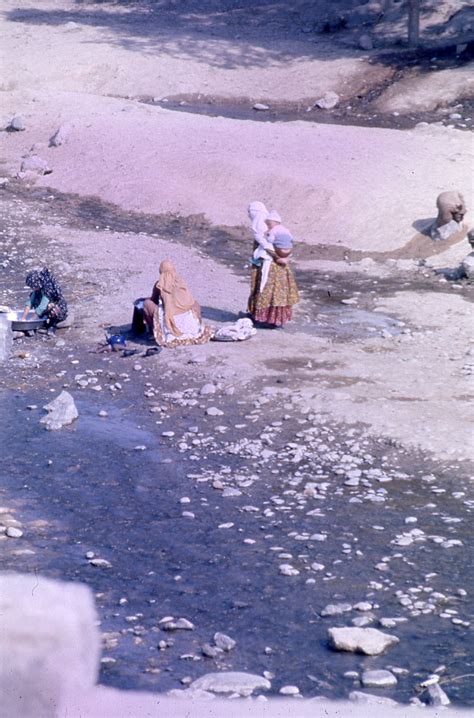 Women Washing Clothes In River Dw Digital Archive