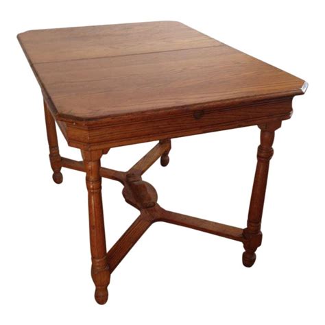 Antique Oak Kitchen Table Chairish