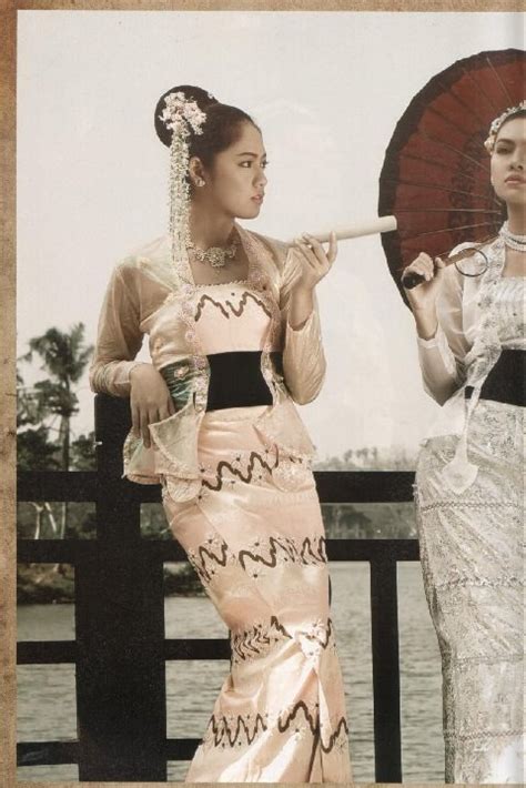 Fashion Myanmar Girls Fashion From Colonial Era Photo Album