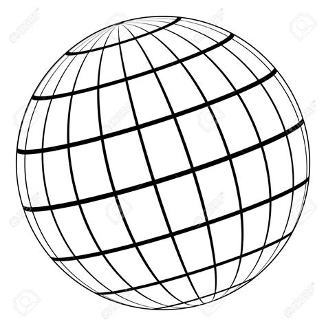 Globe Line Art Free Download On Clipartmag