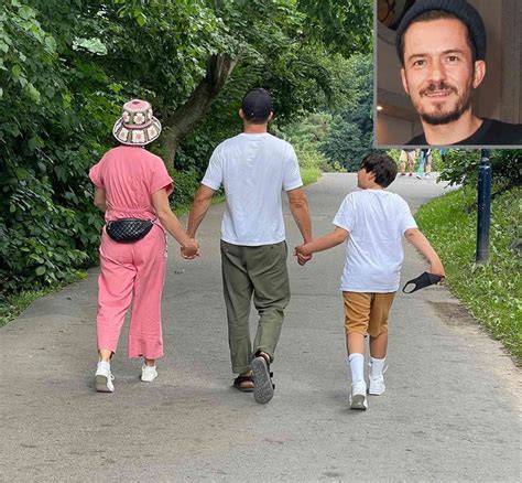 Orlando Bloom Enjoys Family Stroll With Katy Perry And Son Flynn