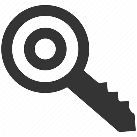 Key Lock Secure Security Target Icon