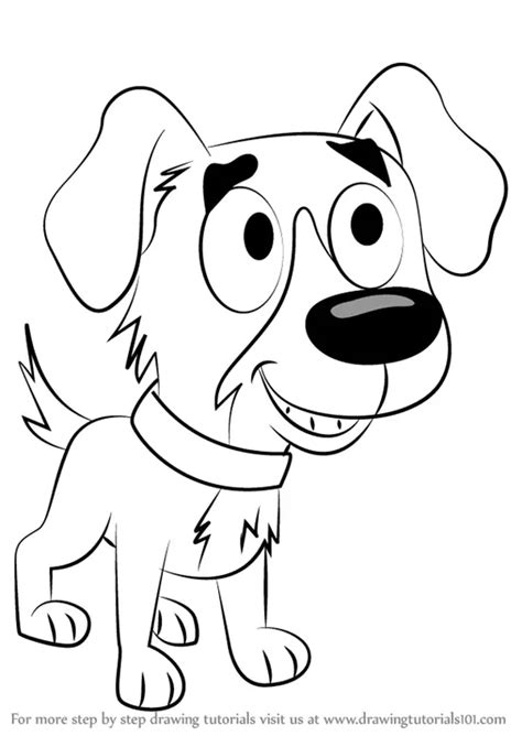 How To Draw Chip From Pound Puppies Pound Puppies Step By Step