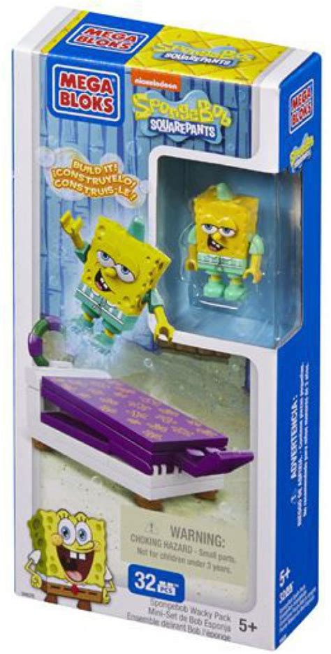 Mega Bloks Spongebob Squarepants Wacky Packs Spongebob Wacky Pack Set