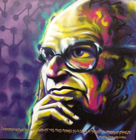 Milton Friedman Painting By Defstar Fine Art America