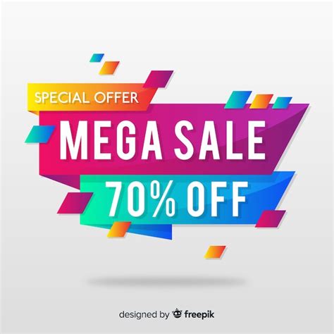 Free Vector Abstract Colourful Sale Banner