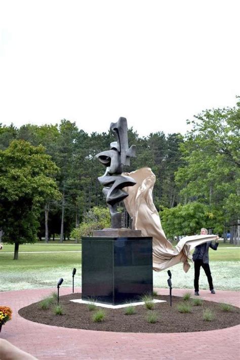 Manierre Dawson Sculpture Unveiled