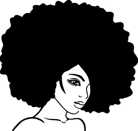 Wall Decal Sticker Beauty Parlour Afro Afro Clipart Full Size