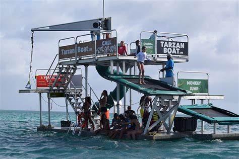 Gorilla Bounce Water Activities In Aruba Tarzan Boat Aruba