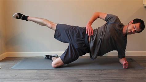 Side Plank Leg Lift With Bottom Knee Down Karlik Kinetics Youtube