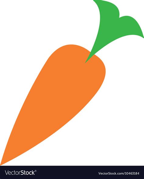 Whole Carrot Icon Royalty Free Vector Image Vectorstock