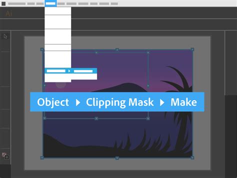 Visual Tutorial Create A Mask In Illustrator