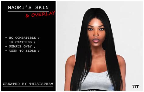 Thisisthem Sims Hair The Sims 4 Skin Sims 4 Vintage Glamour