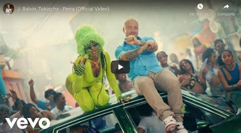 VÍdeo La Polémica ‘perra De J Balvin Y Tokischa