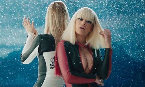 Rita Ora Black Iggy Azalea Black Widow Pool Float Music Videos