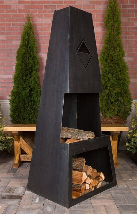 Steel Outdoor Fireplaces Ideas On Foter