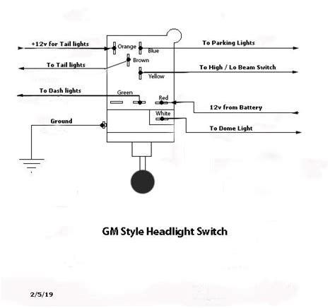 Gm Light Switch Wiring Diagram Smoochinspire
