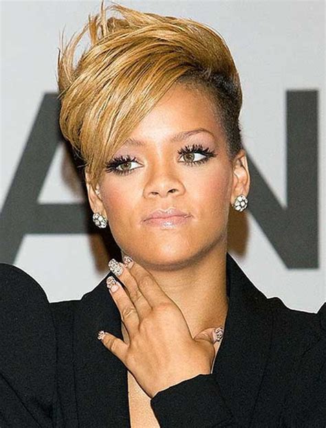 New Rihanna Blonde Short Hair Short Hairstyles 2018 2019 Most