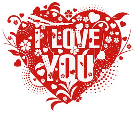 Download transparent valentines day png for free on pngkey.com. I Love You Heart Decor PNG Picture | Gallery Yopriceville ...