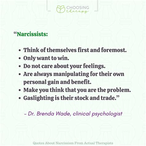 11 Quotes About Narcissism From Actual Therapists Choosing Therapy