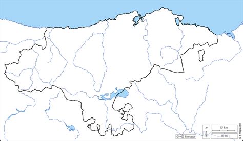 Cantabria Mapa Gratuito Mapa Mudo Gratuito Mapa En Blanco Gratuito