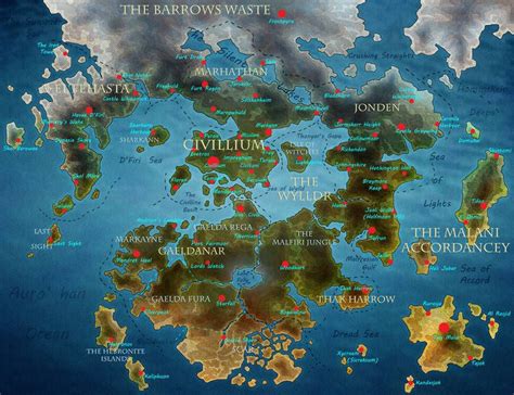 Freyja Map By Jbconcepts87 On Deviantart Fantasy World Map Imaginary