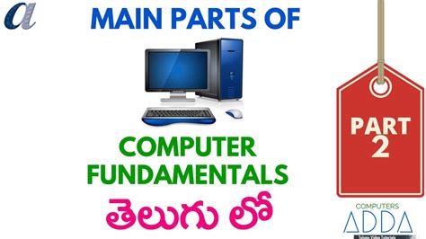 Main Parts Of The Computer In Telugu 02 Basics Of
