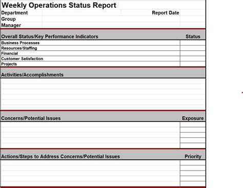 20 Sample Weekly Report Templates Excel Word And Pdf Writing Word