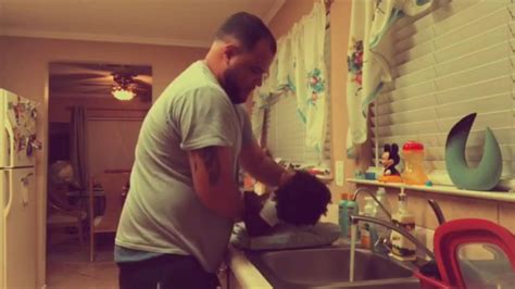 Dad And Daughter Bond While Washing Her Hair Good Morning America