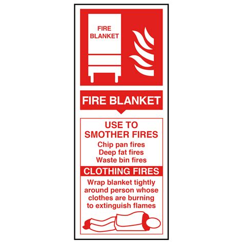 Fire Blanket Fire Extinguisher Sign