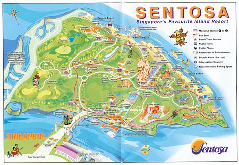 Картинки Sentosa Map