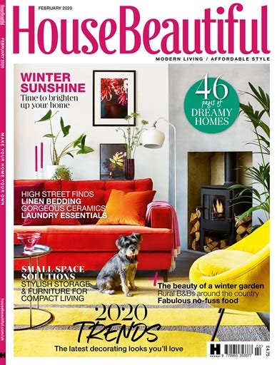 House Beautiful Magazine Feb 2020 Back Issue